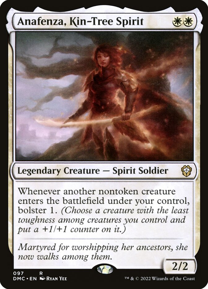 Anafenza, Kin-Tree Spirit – Rare Magic: The Gathering card from Dominaria United Commander (#97)