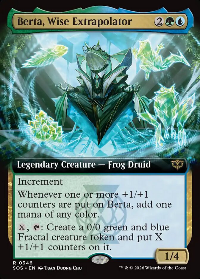 Berta, Wise Extrapolator – Rare Magic: The Gathering card from Secrets of Strixhaven (#346)