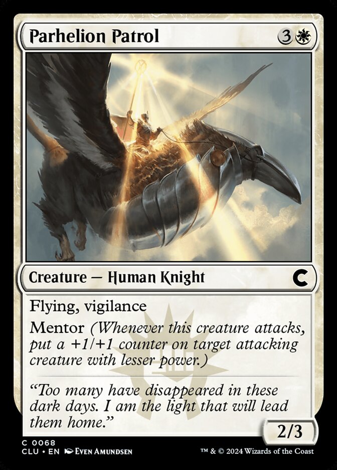 Parhelion Patrol – Common Magic: The Gathering card from Ravnica: Clue Edition (#68)