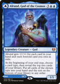 Alrund, God of the Cosmos // Hakka, Whispering Raven – Mythic Magic: The Gathering card from Kaldheim (#40)