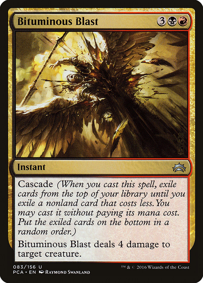 Bituminous Blast – Uncommon Magic: The Gathering card from Planechase Anthology (#83)