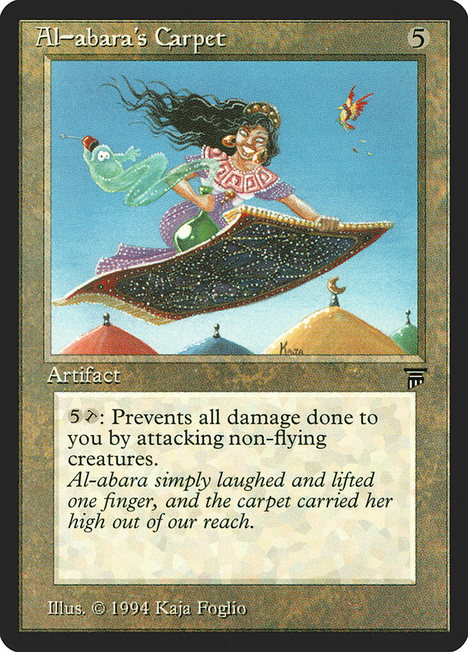 Al-abara's Carpet – Rare Magic: The Gathering card from Legends (#271)