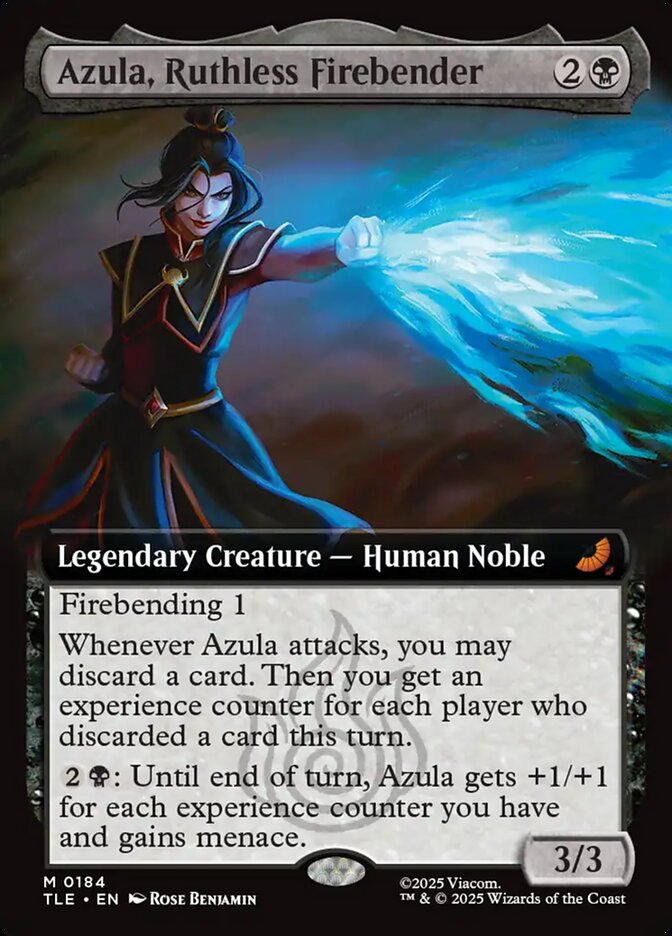 Azula, Ruthless Firebender – Mythic Magic: The Gathering card from Avatar: The Last Airbender Eternal (#184)