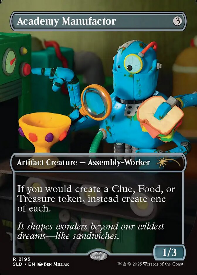 Academy Manufactor – Rare Magic: The Gathering card from Secret Lair Drop (#2195)