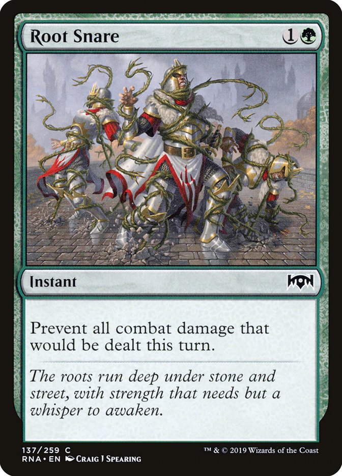 Root Snare – Common Magic: The Gathering card from Ravnica Allegiance (#137)