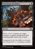 Maximum Overdrive – Common Magic: The Gathering card from Aetherdrift (#96)