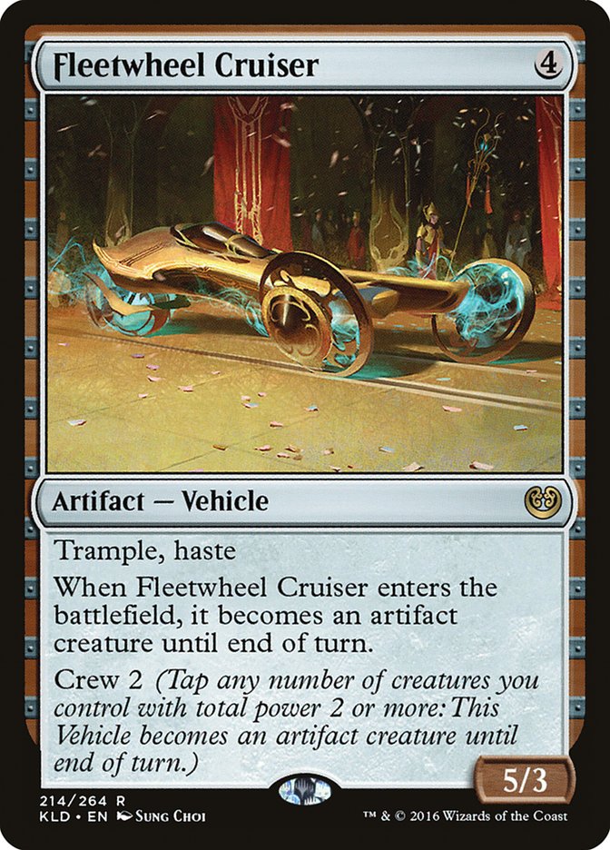 Fleetwheel Cruiser – Rare Magic: The Gathering card from Kaladesh (#214)