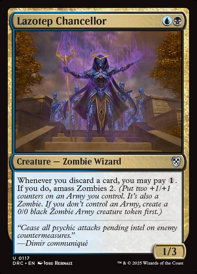 Lazotep Chancellor – Uncommon Magic: The Gathering card from Aetherdrift Commander (#117)