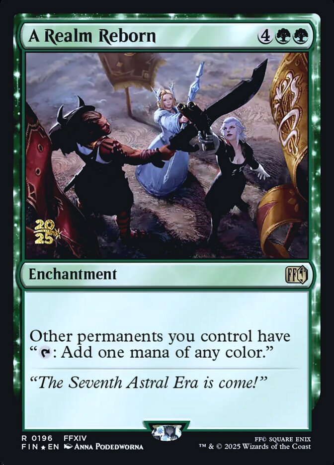 A Realm Reborn – Rare Magic: The Gathering card from Final Fantasy Promos (#196s)