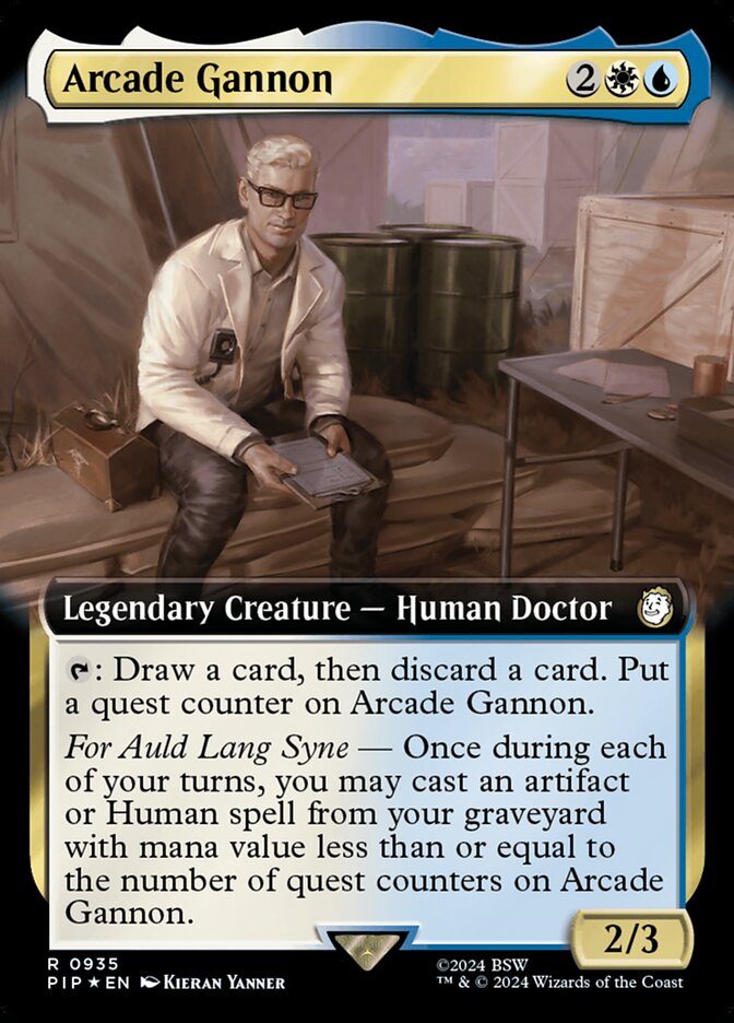 Arcade Gannon – Rare Magic: The Gathering card from Fallout (#935)
