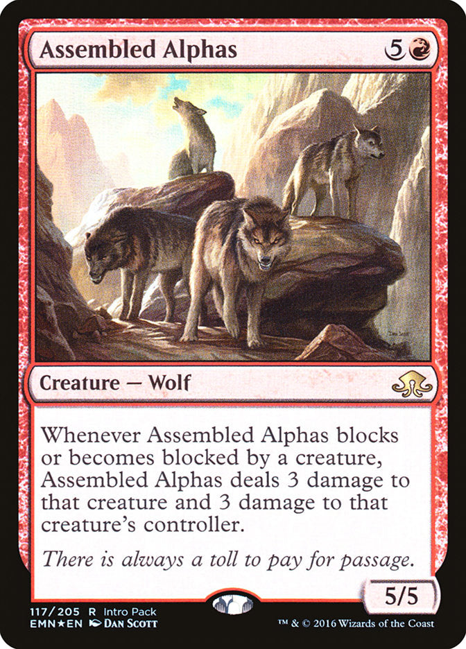 Assembled Alphas – Rare Magic: The Gathering card from Eldritch Moon Promos (#117)