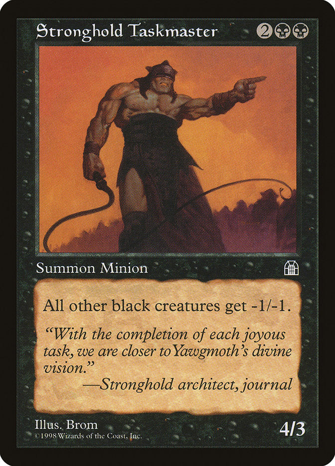 Stronghold Taskmaster – Uncommon Magic: The Gathering card from Stronghold (#72)