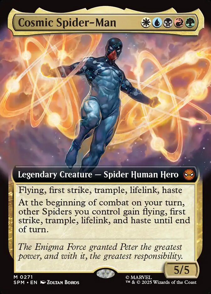 Cosmic Spider-Man – Mythic Magic: The Gathering card from Marvel's Spider-Man (#271)