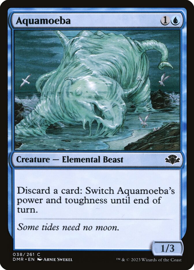 Aquamoeba – Common Magic: The Gathering card from Dominaria Remastered (#38)