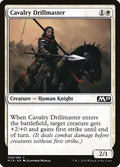 Cavalry Drillmaster – Common Magic: The Gathering card from Core Set 2019 (#8)