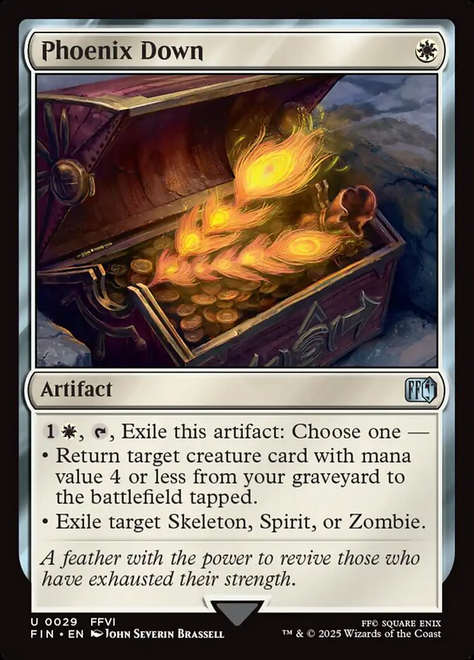 Phoenix Down – Uncommon Magic: The Gathering card from Final Fantasy (#29)