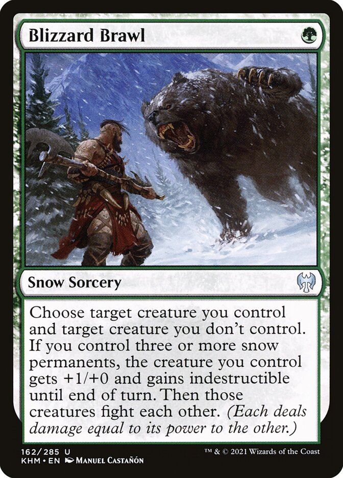 Blizzard Brawl – Uncommon Magic: The Gathering card from Kaldheim (#162)