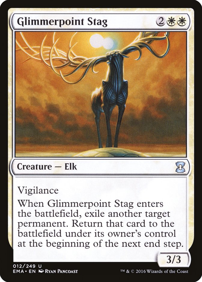 Glimmerpoint Stag – Uncommon Magic: The Gathering card from Eternal Masters (#12)