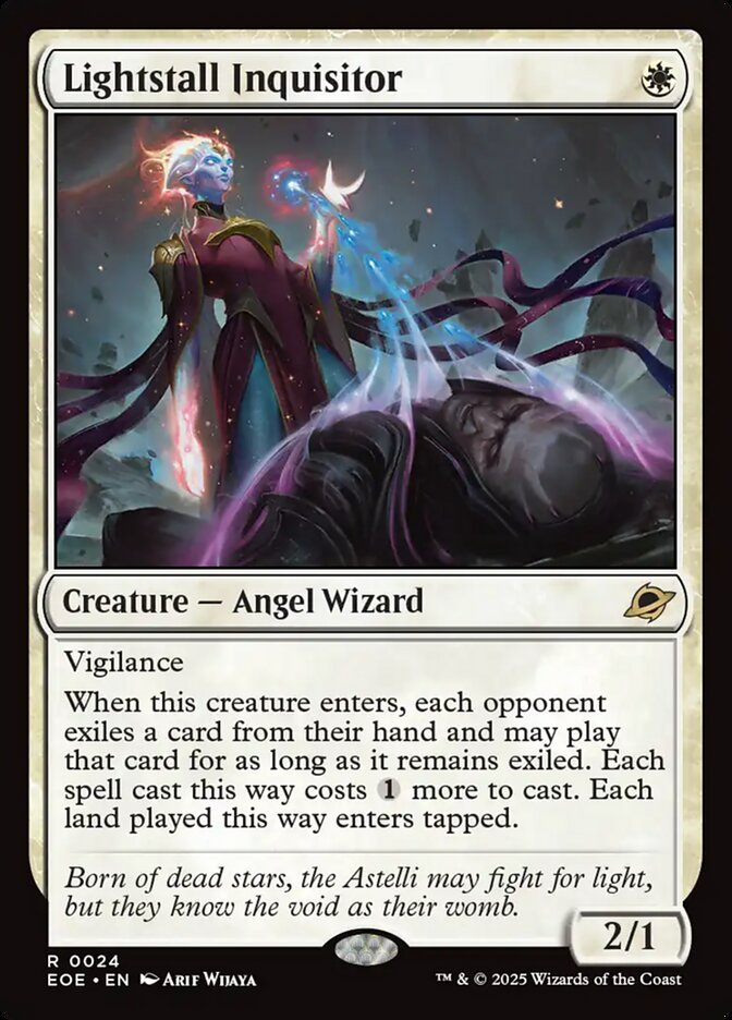 Lightstall Inquisitor – Rare Magic: The Gathering card from Edge of Eternities (#24)
