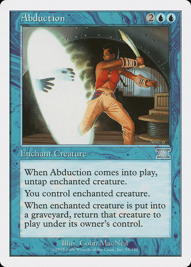 Abduction – Uncommon Magic: The Gathering card from Classic Sixth Edition (#55)