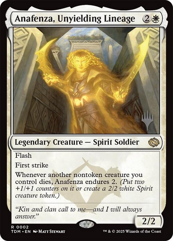 Anafenza, Unyielding Lineage – Rare Magic: The Gathering card from Tarkir: Dragonstorm Promos (#2p)