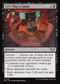Let's Play a Game – Uncommon Magic: The Gathering card from Duskmourn: House of Horror (#105)