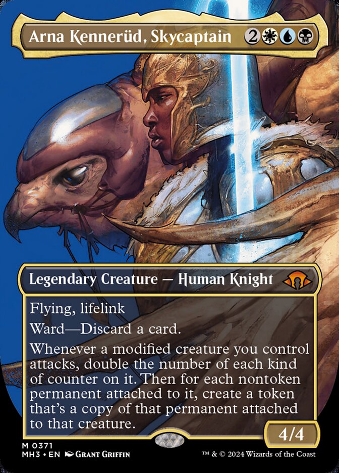 Arna Kennerüd, Skycaptain – Mythic Magic: The Gathering card from Modern Horizons 3 (#371)
