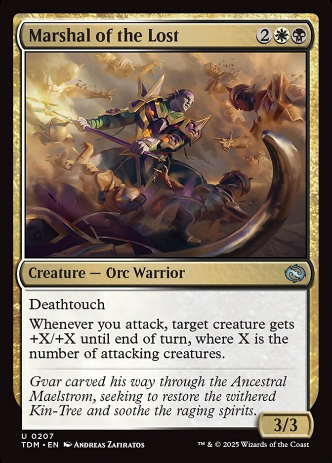 Marshal of the Lost – Uncommon Magic: The Gathering card from Tarkir: Dragonstorm (#207)