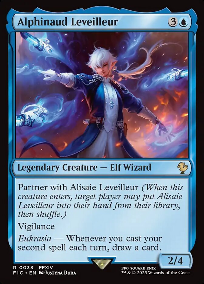 Alphinaud Leveilleur – Rare Magic: The Gathering card from Final Fantasy Commander (#33)