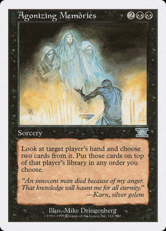 Agonizing Memories – Uncommon Magic: The Gathering card from Classic Sixth Edition (#111)