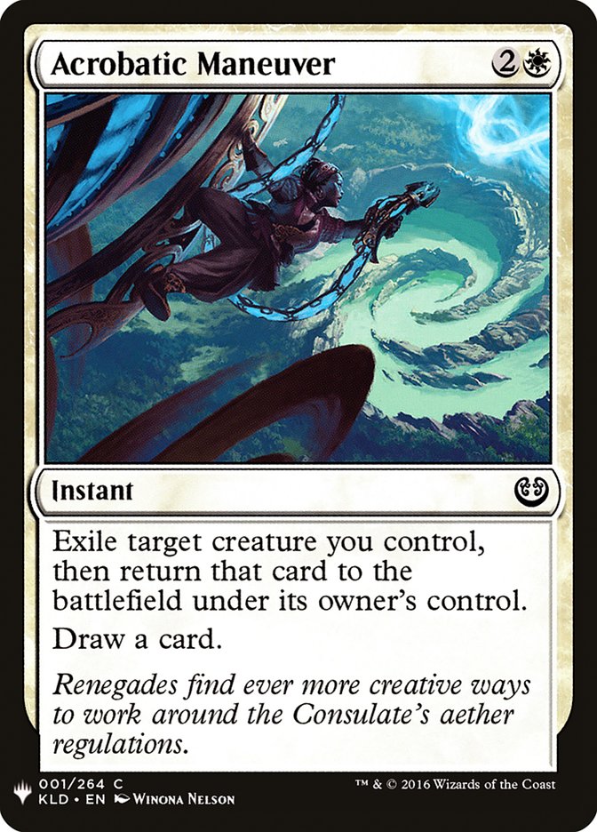 Acrobatic Maneuver – Common Magic: The Gathering card from The List (#KLD-1)