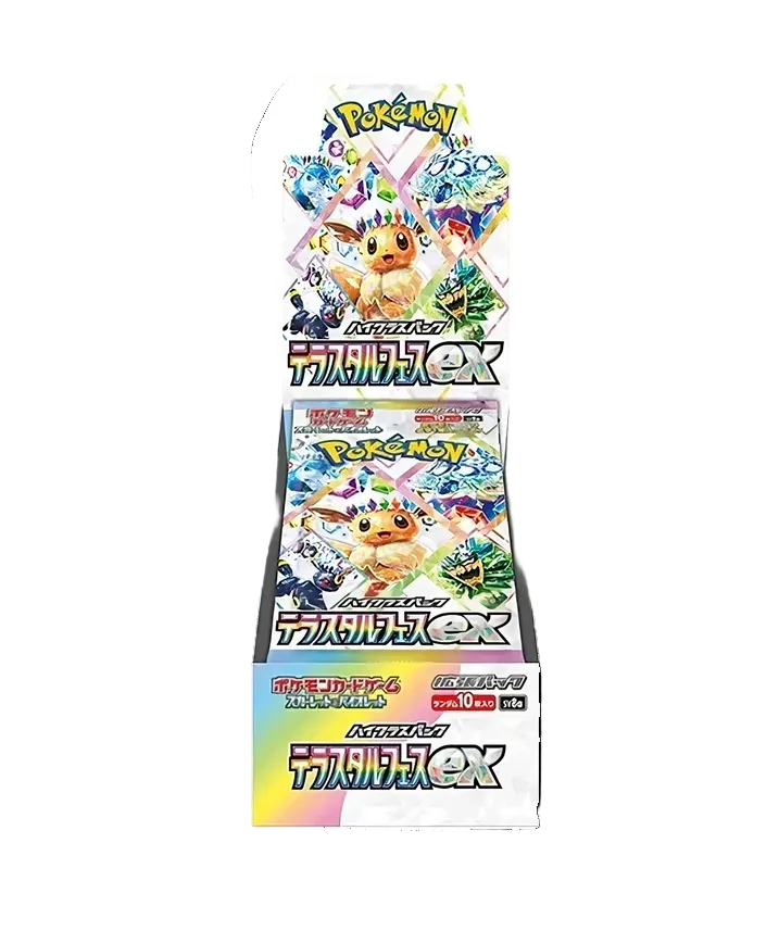 Japanese Pokemon Eeveelutions Terastal Festival ex High Class sv8a Booster Box
