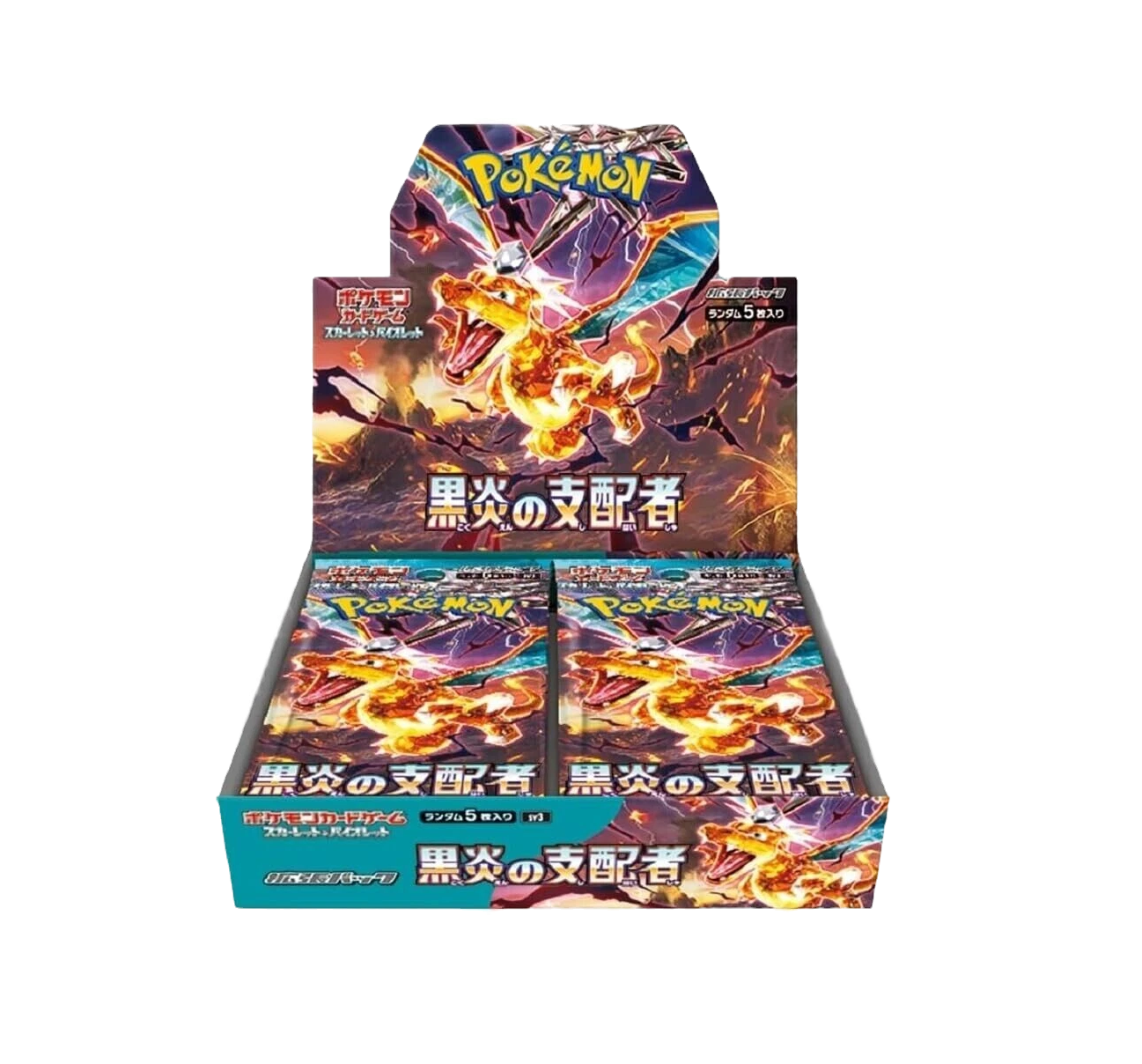Japanese Pokémon – Ruler of the Black Flame sv3 Booster Box