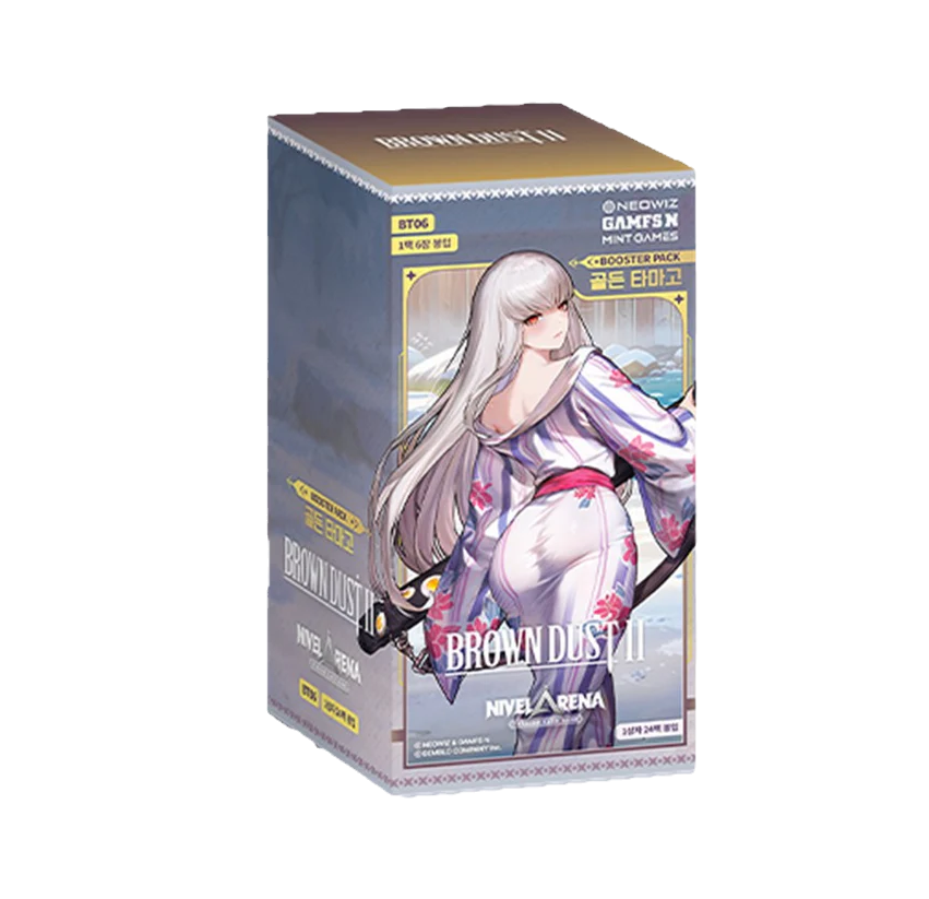 Korean Nivel Arena Brown Dust 2 BT06 Golden Tamago Booster Box