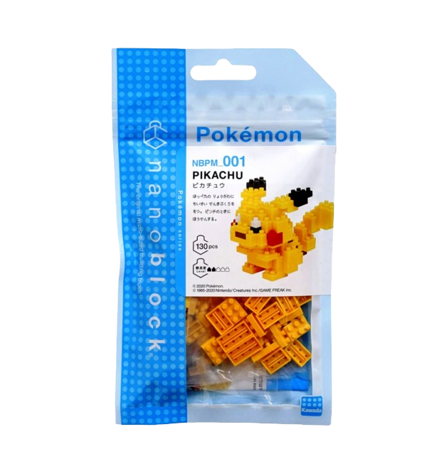 Nanoblock Pokémon Character Pack – Pikachu