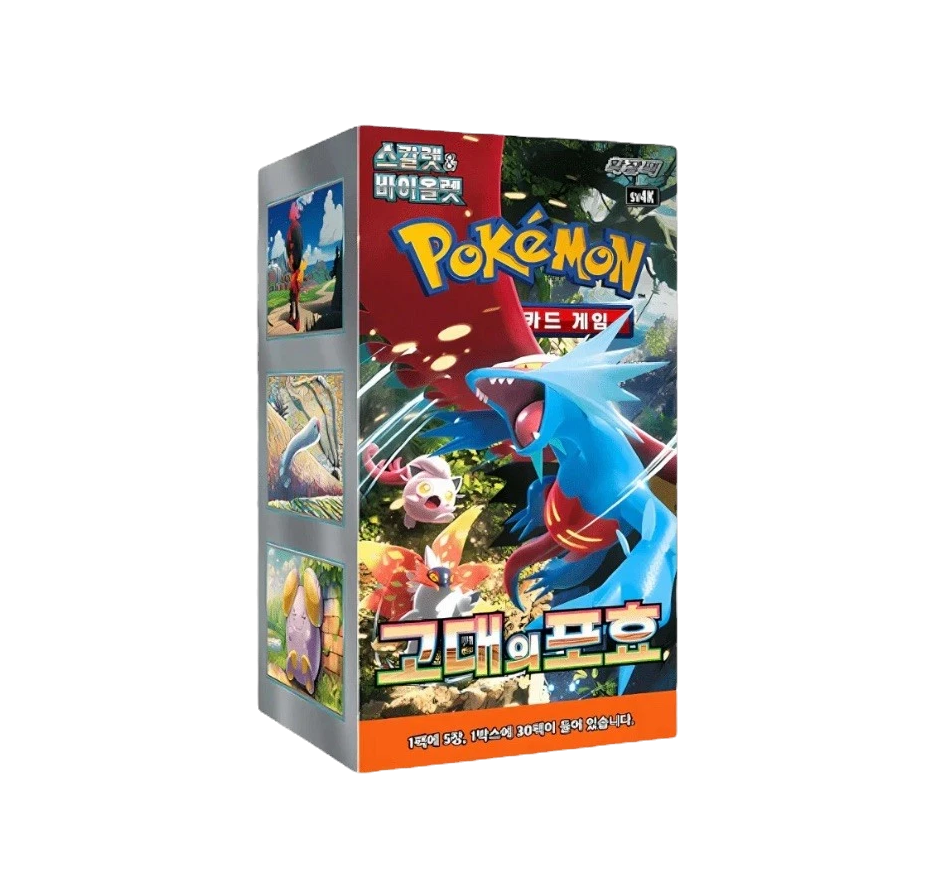 Korean Pokemon -Ancient Roar SV4K Booster Box