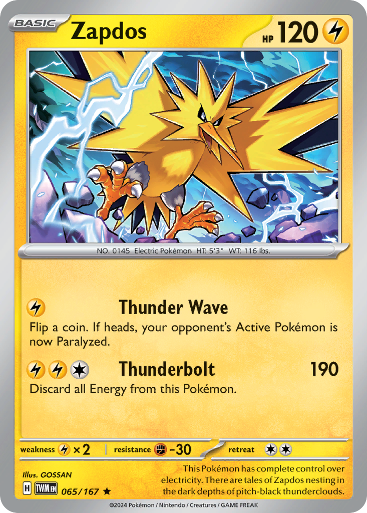 Zapdos - Twilight Masquerade #65