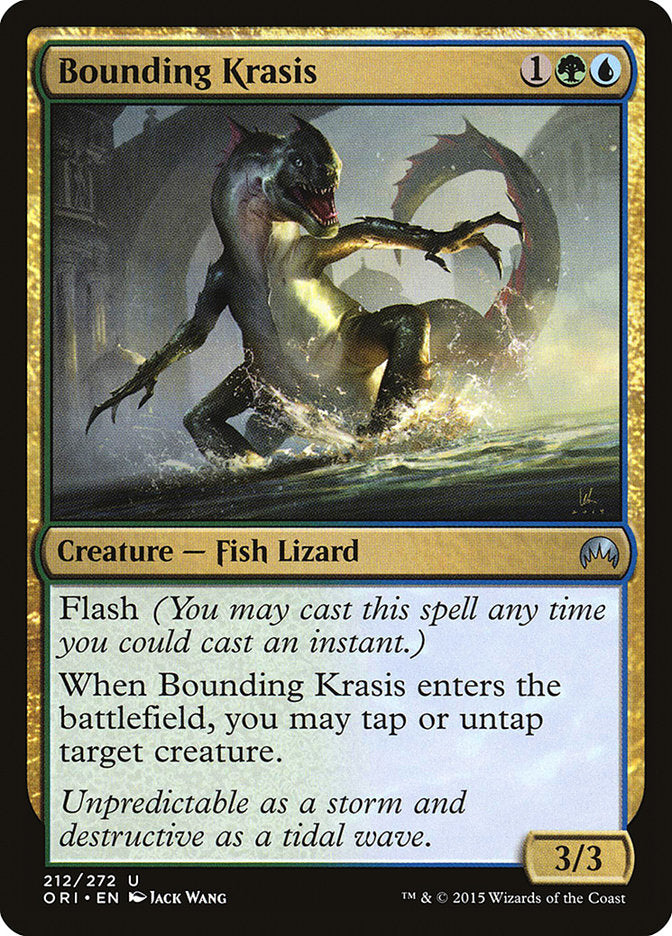 Bounding Krasis – Uncommon Magic: The Gathering card from Magic Origins (#212)