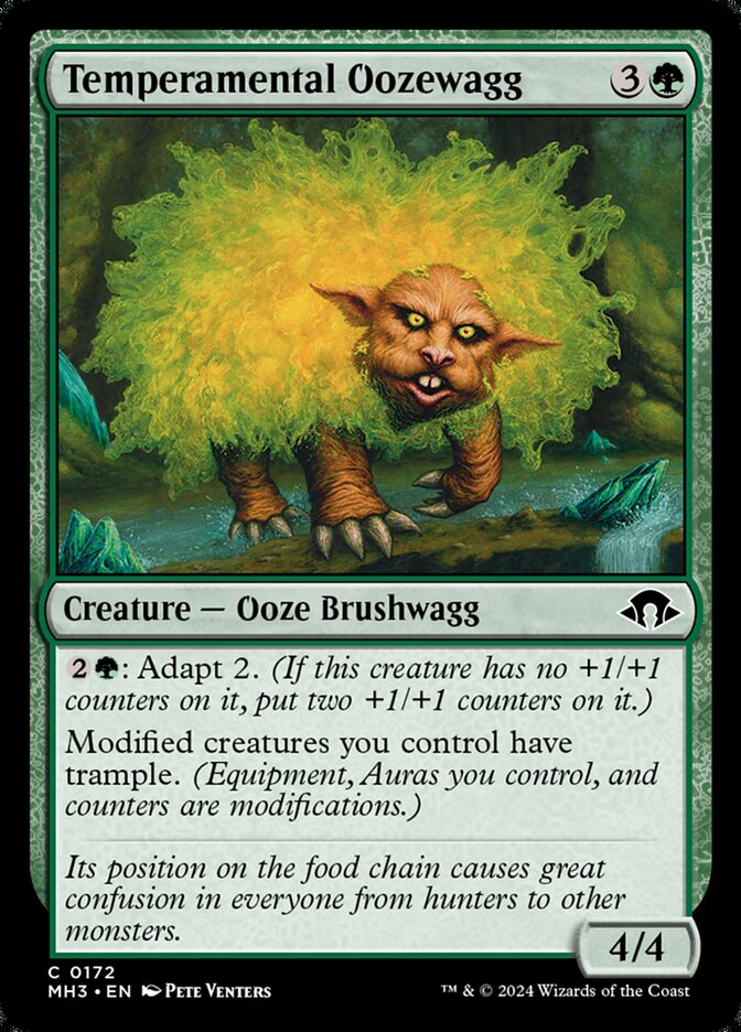 Temperamental Oozewagg – Common Magic: The Gathering card from Modern Horizons 3 (#172)