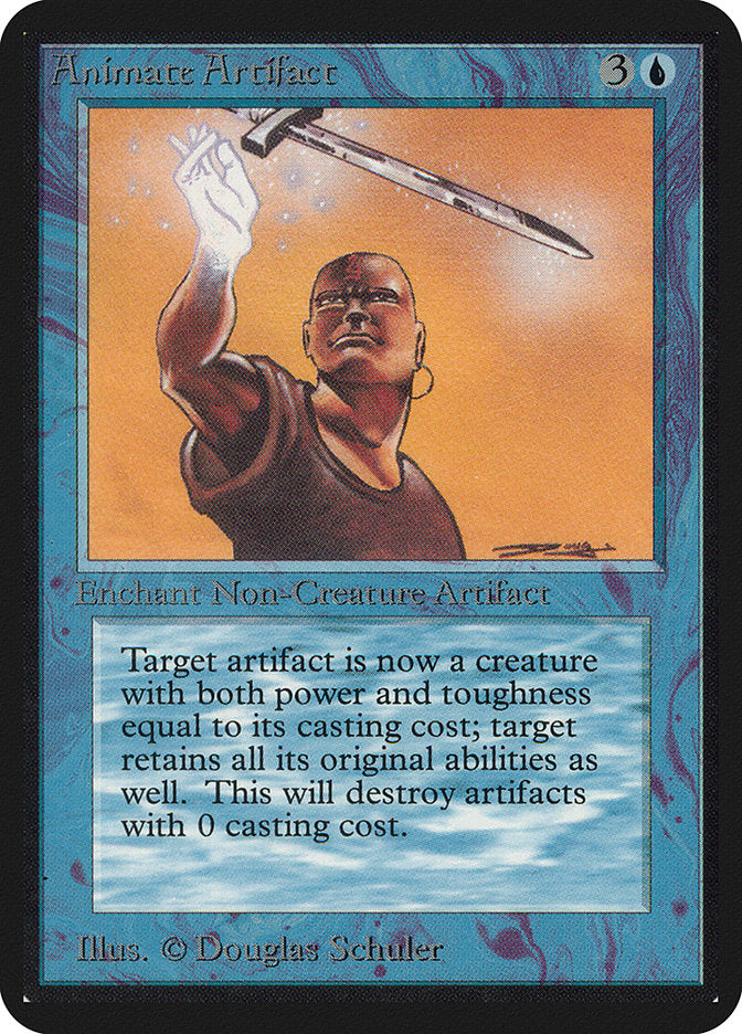 Animate Artifact – Uncommon Magic: The Gathering card from Limited Edition Alpha (#48)