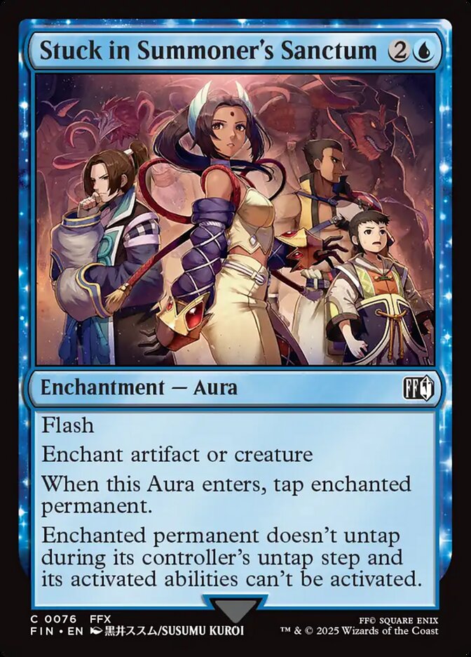 Stuck in Summoner's Sanctum – Common Magic: The Gathering card from Final Fantasy (#76)