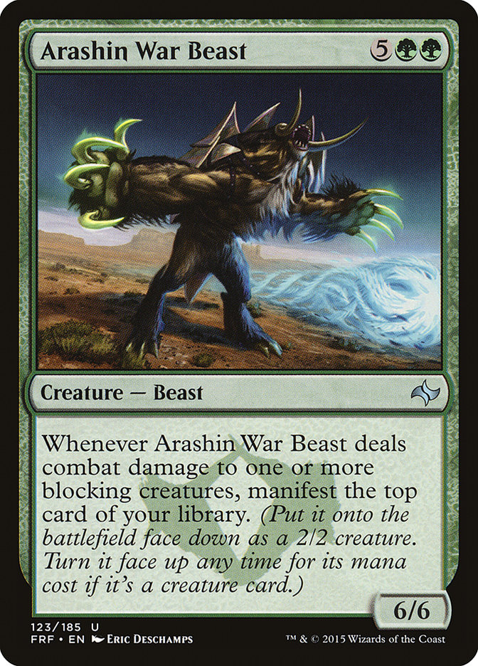 Arashin War Beast – Uncommon Magic: The Gathering card from Fate Reforged (#123)