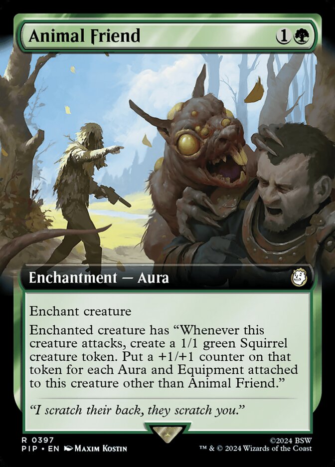 Animal Friend – Rare Magic: The Gathering card from Fallout (#397)