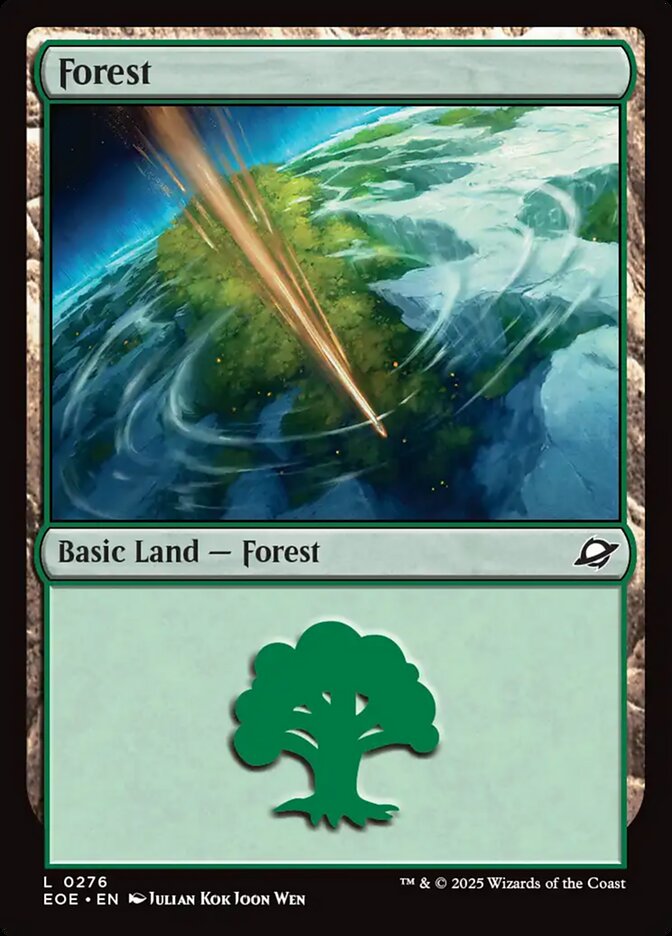 Forest – Common Magic: The Gathering card from Edge of Eternities (#276)