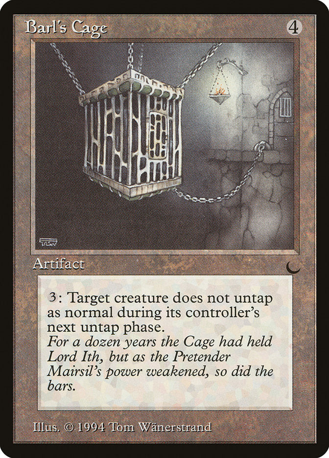 Barl's Cage – Rare Magic: The Gathering card from The Dark (#96)
