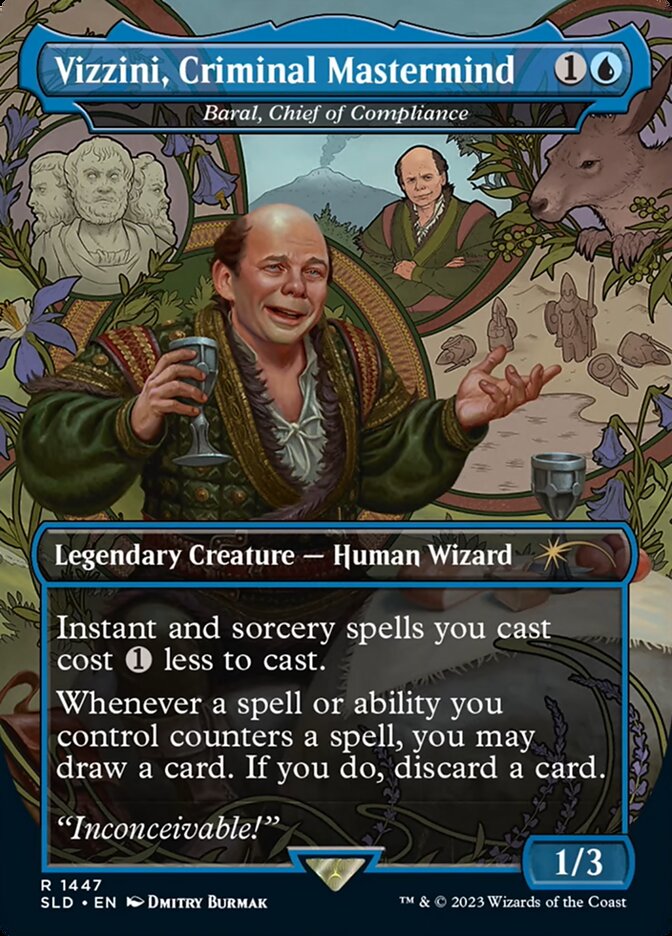 Baral, Chief of Compliance – Rare Magic: The Gathering card from Secret Lair Drop (#1447)