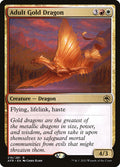 Adult Gold Dragon – Rare Magic: The Gathering card from Adventures in the Forgotten Realms (#216)