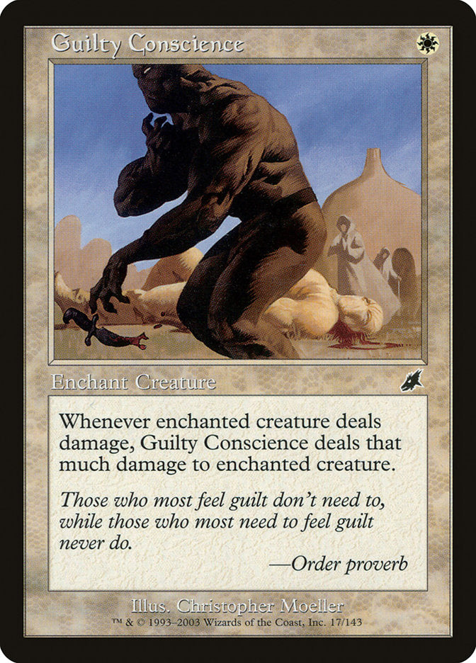 Guilty Conscience – Common Magic: The Gathering card from Scourge (#17)