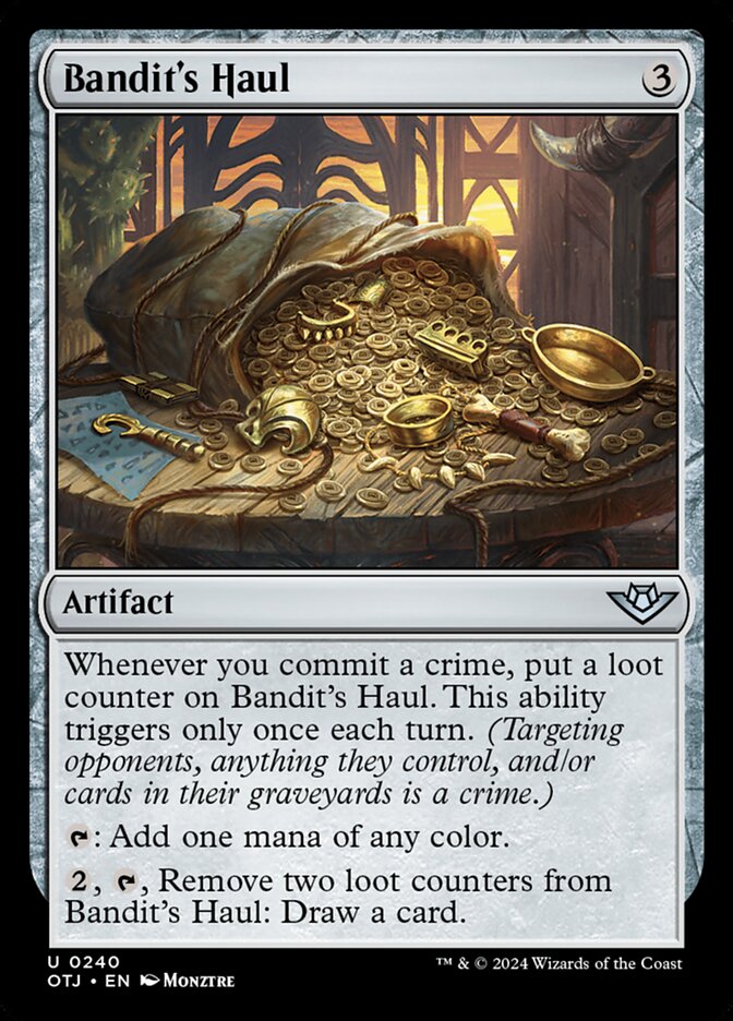 Bandit's Haul – Uncommon Magic: The Gathering card from Outlaws of Thunder Junction (#240)