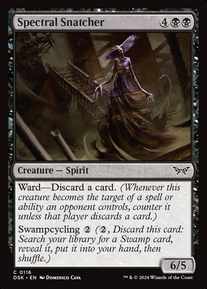 Spectral Snatcher – Common Magic: The Gathering card from Duskmourn: House of Horror (#116)